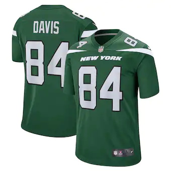 mens nike corey davis gotham green new york jets game jerse